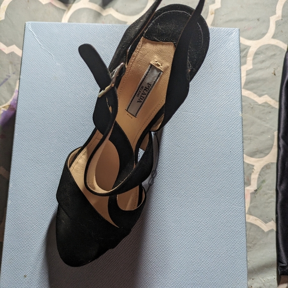 Prada Size 40 Slingback heels - Picture 3 of 13